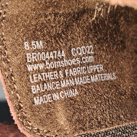 Born Graci Colors Ankle Bootie Size 8.5 Dark Brick Distressed Suede Chelsea Lug - Picture 13 of 14